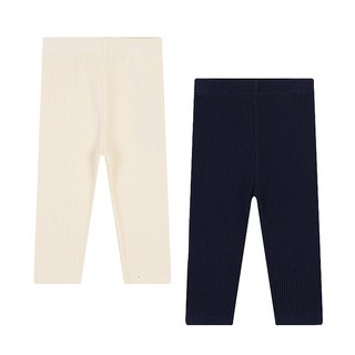 아가방바지 레브삼각골지레깅스 (CREAM NAVY) S5 유아 남여 여아 아기옷 선물 하기