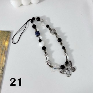 ins風甜美手機掛繩 手機吊飾 短掛繩 手腕繩 手機鍊 掛繩手機殼 吊飾 鑰匙圈吊飾 包包吊飾 相機吊飾 手鍊, 1個, 21