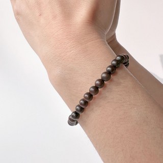 벼락맞은 대추나무 합장주 재복 건강 염주팔찌 벽조목 단주 기어봉, 1개, 벽조목-중