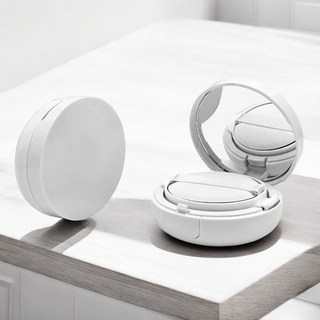 풀화이트 미니 쿠션 용기 공용기 통 파데 소분 공병, 상세페이지 참조, 1개