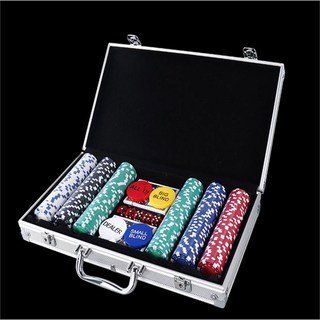 FOBIELLA 국제규격 경기용 카지노칩 세트, 카지노칩세트(100P), 1개