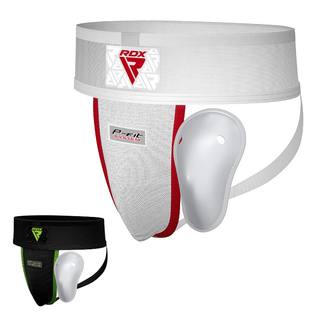 링사이드코리아 RDX 복싱 MMA 낭심보호대 / 그로인가드 격투기 컵가드 남성용, 화이트, 1세트