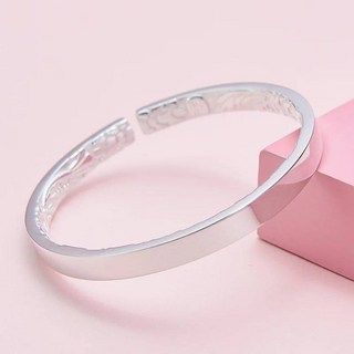 信德良行 純銀999光面繁花似錦手環 No.159 皇家典藏足銀手鐲手鍊