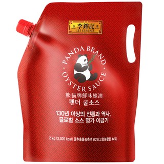 李錦記 熊貓牌蠔油袋裝, 2kg, 1個