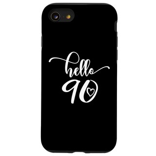 90 90 iPhone SE (2020) 7 8 세 생일 여성 헬로 키티 세 귀여운 스마트 폰 케이스