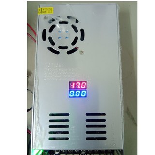 AC110V/220V轉DC0-24V 600W電源供應器，電壓電流雙顯示器，寬電壓輸入，穩定輸出，適用多種設備, 0~24V