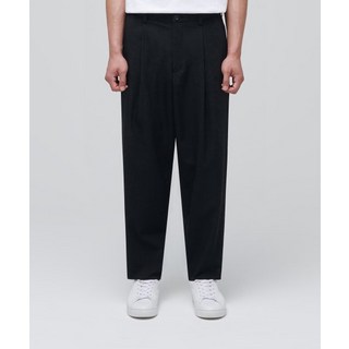 무신사 스탠다드 MUSINSA STANDARD 배기 테이퍼드 슬랙스[블랙] MMJPS506-BK 136114