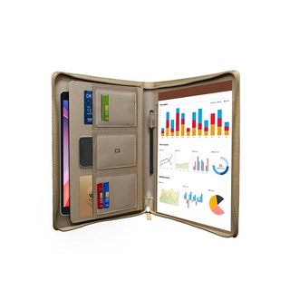 다기능 A4 회의 폴더 비즈니스 문구 가죽 계약 파일 여행 YES, 한개옵션1, 04 Olive Green