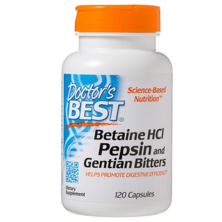 Doctor's BEST 甜菜鹼HCL複合膠囊, 120顆, 1罐