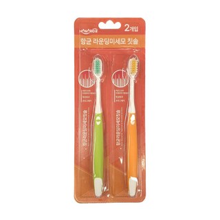 하나로굿HANARO굿 향균 라운딩 미세모 칫솔 2개입 (8801441017006) 하나로마트