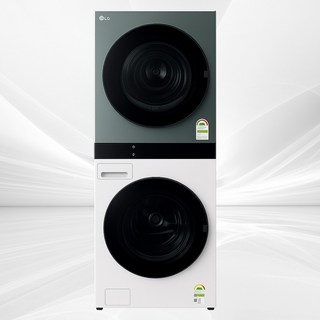 LG전자 트롬 오브제컬렉션 워시타워 WL21EGN 세탁기 25kg + 건조기 21kg 방문설치, 세탁기(네이처 베이지), 건조기(네이처 그린)