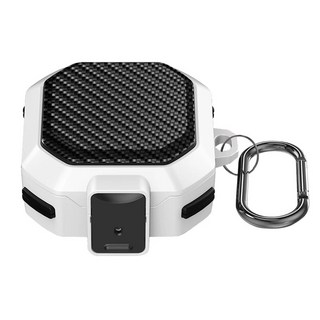 갤럭시 버즈 프로 프로2 fe 라이브 케이스 실리콘 보호커버, 갤럭시 버즈 라이브, 흰색