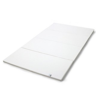 SORIANA 韓國正品抗菌四折墊 厚4公分 寶寶爬行墊 遊戲墊, 白