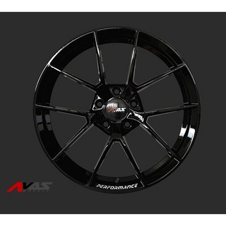 麗車坊 鋁圈 Replica B814 旋鍛 18吋 5孔114 提升操控 輕量化設計 多款車型適用, 亮黑, 1個