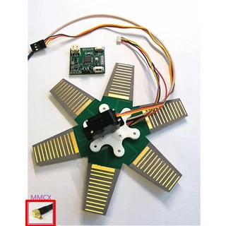 FPV RC 드론 AAT 이미지 변속기 안테나 고이득 지향성 자동 정렬 추적 2-6S 5.8Ghz 10dBi 1 개, 02 MMCX interface
