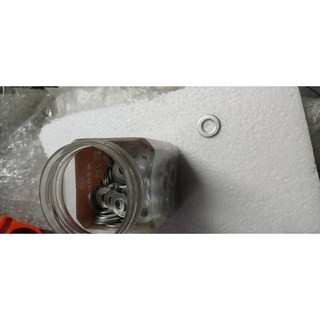 M10孔墊片 原色文件裝訂墊片 大小片可選 文件保護墊圈, 1個