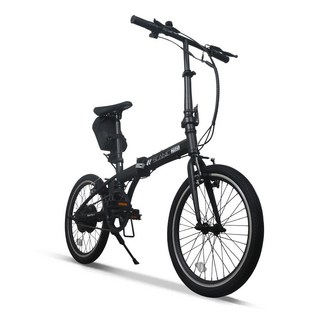 AU테크 스카닉 M20 전기 자전거 접이식 미니벨로 여성 전동, 블랙, 스틸