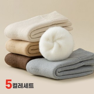 홀리데이 여성용 프리미엄 울 양모 기모 양말