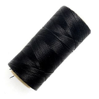 LINHASITA 巴西進口蠟線 1mm #BK黑 編織／繩編／皮革手縫／手作／天然石／包石專用線材, 1個, 原裝