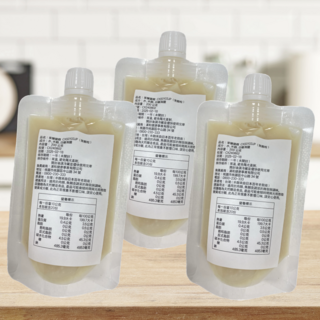 享釀鹽麴 口栓袋 日本百年老舖米麴 台灣製 糀 kouji 米麴 天然調味料 醃製用, 200g, 3個