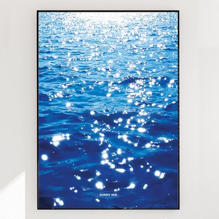 윤슬 바다 물멍 감성 물결 파도 여름 포스터 액자 복들어오는 풍수 인테리어 그림
