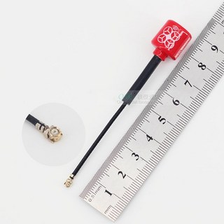 드론 안테나 1/2개 RP LHCP RC SMA UFL MINI5 2 롤리팝 레이싱 RHCP 송신기 5 8G 8Dbi 드론용 FPV 고이득 MMCX, Red UFL, 1개