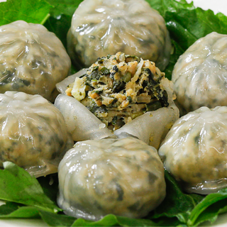 노밀가루 토박이마을 강원도 산나물 만두 쫄깃 식감과 육즙가득 떡국 전골 찐만두 군만두, 1.2kg, 2개