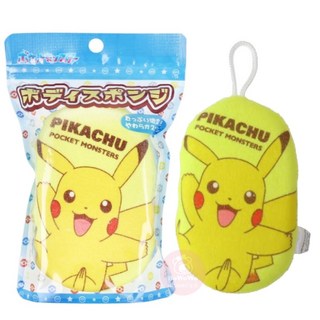 嬰兒洗澡海綿 沐浴棉, 1個, 皮卡丘 / 9556, 皮卡丘