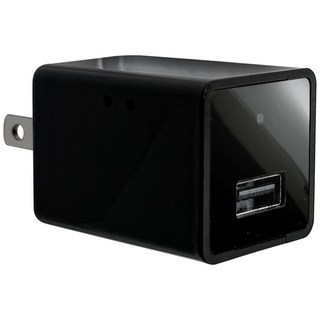 【CHICHIAU】WIFI 4K USB充電器造型無線網路偽裝型微型針孔攝影機 WM1 影音記錄器 商品+128GB記憶卡, 1個