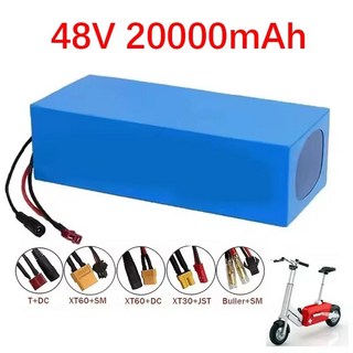 48V 13S6P 18650 리튬 이온 배터리 팩 20Ah 내장 50A BMS 배터리 2000W 모터 전기 자전거 스쿠터 자전거 +, 04 1pcs battery pack, 1개