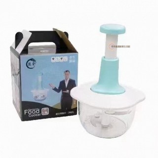 桃園出貨 多功能料理機 拍拍樂絞肉機 手動切菜器 家用多功能料理機 絞餡機 絞肉器 攪拌器 手動料理機, 1個, 巨全款