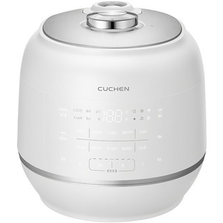 CUCHEN 酷晨 [10% 退稅家電] 2.1氣壓 121 IH 電子壓力鍋 10人份, CRT-RPK1070W, 自然白