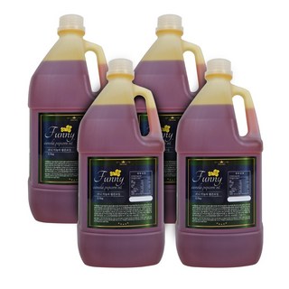 (펀코리아) 퍼니 카놀라 액상 팝콘오일 3.5kg 팝콘재료, 4개