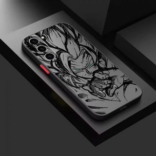 드래곤볼 삼성 갤럭시 케이스 핸드폰 만화 D드래곤 볼 사이어인 반투명 반투명 S24 S23 S22 S21 S20 FE S10 S9 S8 플러스 울트라 프로 5G 뒷