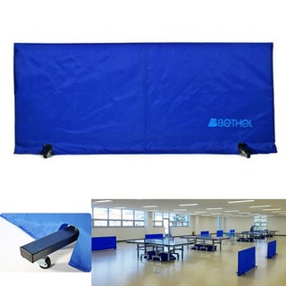 이동식 바퀴달린 철제 프레임 칸막이 탁구 펜스 175x75cm 학교 휴대용 간편설치, 1개