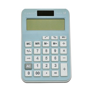 계산기 PCM-855B 12자리수 4가지색상 일반사무용 가정용, 계산기 PCM-855B(미스틱스카이)