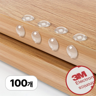 로멀리 소음방지 스티커 충격완화 반구형, 100개