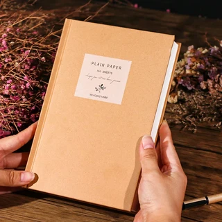 A5 스케치북 160매/320페이지 일기 메모용 100gsm 중간 거친 질감 용지 그림 사무실, 01 A5 kapianxiaoshu