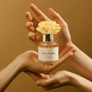 마시빈디 실내 방향제 집 현관 차량용 집들이 웨딩 연말 크리스마스 선물 컬러틴트 디퓨저, 1개, 65ml, [화이트] 시크릿가든 옐로우