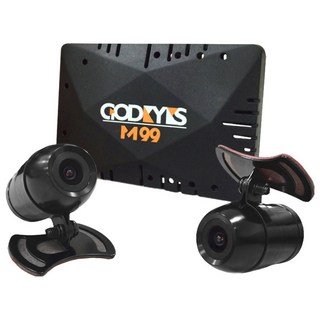 Patriot 愛國者 GODEYES M99 高畫質1080P 機車行車記錄器，前後雙錄，IP65防水，128G, 黑色