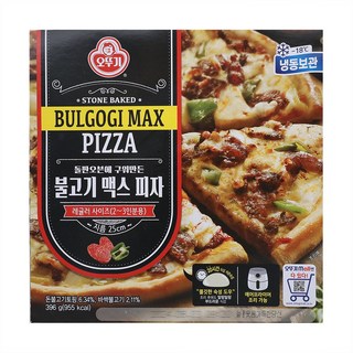오뚜기 불고기맥스피자 396g, 2개