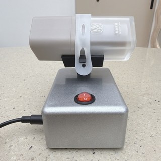 AURORA 紋繡色乳攪拌機 霧眉刺青色料搖搖器 銀色款, 色乳攪拌機（解放雙手）銀