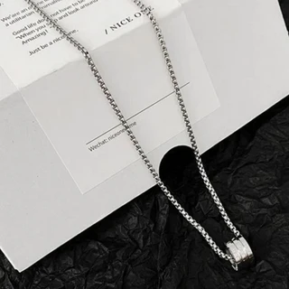 鈦鋼項鍊，簡約設計，經典百搭