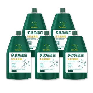 Starshine星沐 多肽角蛋白焦髮還原霜 一抹柔順 護髮膜 燙染修護 撫平毛躁 蛋白護髮 護髮乳, 5個, 250ml