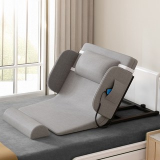자바조이 전동 등받이 허리받침대 노인 모션베드 각도조절 침대 팔걸이, 그레이
