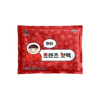 동물 캐릭터 마이 프렌즈 포켓용 핫팩 100g x 100개