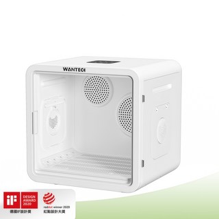 WANTEGI 第二代寵物烘乾機 85L超大容量, 白色, 1個, 寵物雙風烘乾箱