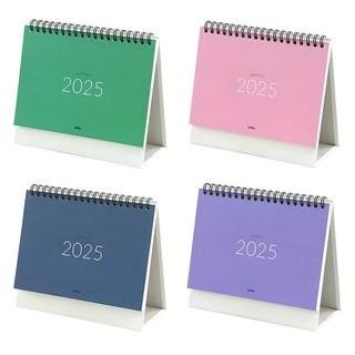 4000 2025 Bonjour 台歷 4 件套, 1套, 粉紅色, 紫色, 綠色, 藍色