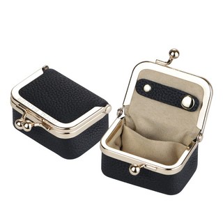 Royal Bagger 가죽 미니 동전 지갑 솔리드 컬러 키스 잠금 변경 가방 여성을위한 캐주얼 스타일 작은 저장 가방