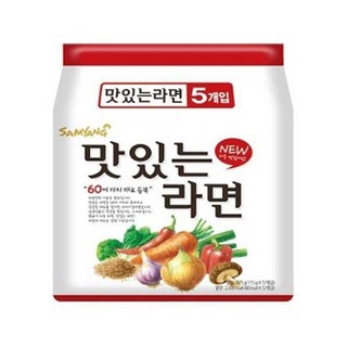 삼양 맛있는라면 115g 멀티5입 x8개, 8개